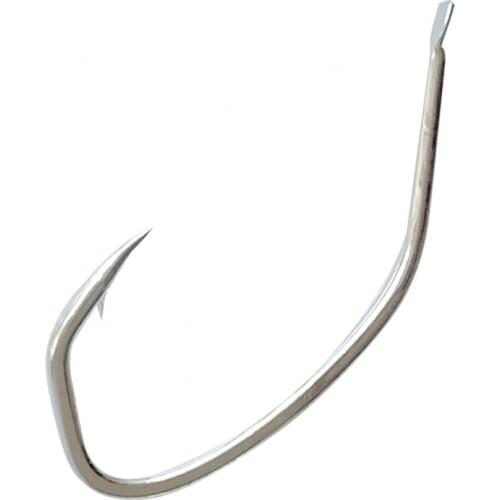 Mustad 13007 Striped Bass Hooks with Live Shrimp Sea Single Jig Fishing Hook