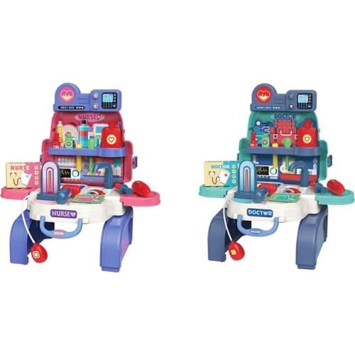 Kit Backpack Toys Kids Pretend Play Simulation Toys for Children Role Play Educational Toy