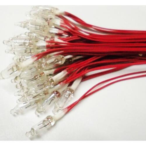 10/100pcsDIY toy accessorie/3-4.5V neon bulb/Remote control indicator/Educational technology model parts baby toys/rc car