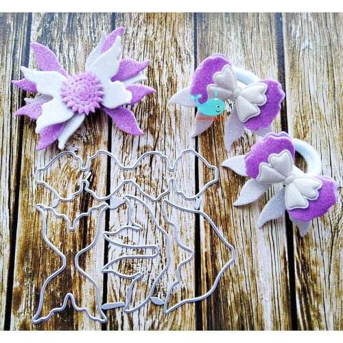 New design 3D Bow Metal Cutting Dies Embossing Stencil for DIY Scrapbooking Photo Album Decorative DIY Paper Card Making