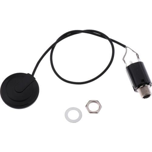 Piezo Pickup Transducer With 6.35mm Jack For Acoustic Guitar Violin Ukulele
