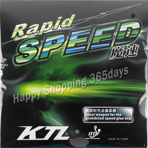 KTL Rapid SPEED pips in table tennis rubber with sponge for racket paddle