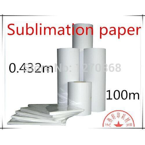 17"*100m Sublimation Paper roll with low price