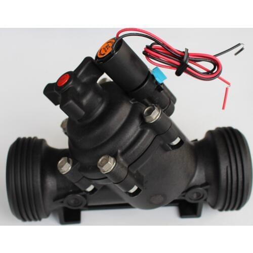 Solenoid controlled valve with 2-Way Internal Controls and Trio integrated Open-Auto-Close manual selector