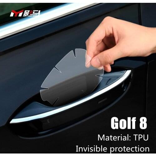 For Volkswagen Golf 8 MK8 special door bowl protective film anti scratch film for door handle golf8 car accessories