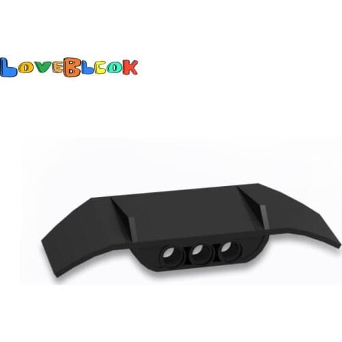 Technical Car Spoiler 3x8 with 3 Pin Holes Building Blocks Assembles MOC Parts DIY Toys Gift Creative 61073 For Kid 5pcs/Lot