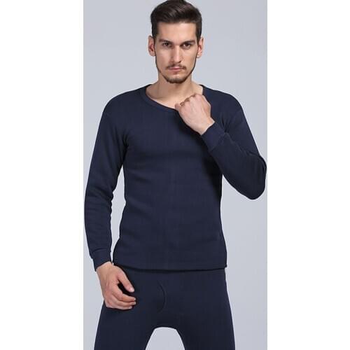 Thermo Underwear Winter Clothes Velvet Thick Thermal Clothing Solid New Thermal Underwear Sets Men Winter