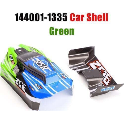 Wltoys 1/14 Scale RC Car Spare Parts Car Shell 144001-1335 Green/Red Car Cover for WLtoys RC Car 144001 PVC Shell