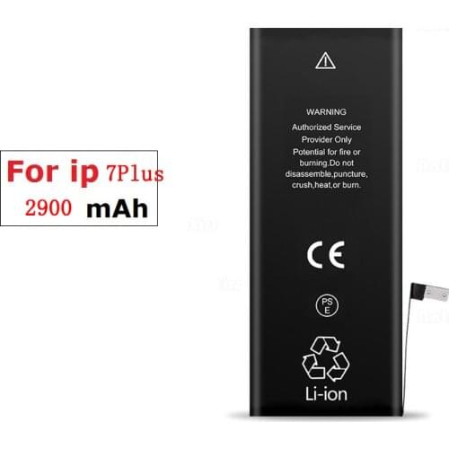 0 Cycle Real Capacity 2900mAh batteries For Iphone 7 plus 7plus Battery bateria For Apple IPhone 7 plus Battery For IPhone
