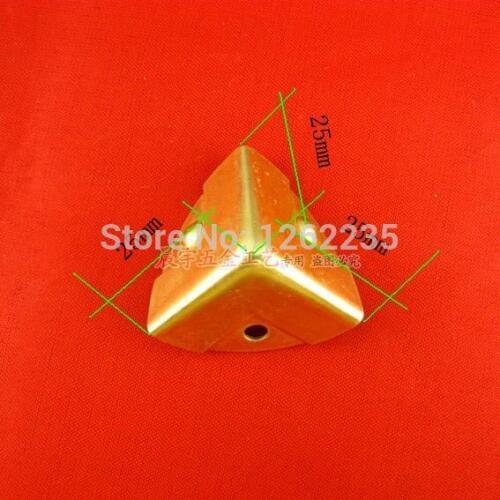 25 * 25 * 25mm Trilateral thick metal corners Antique Corner Antique wooden wine box iron corners Wholesale