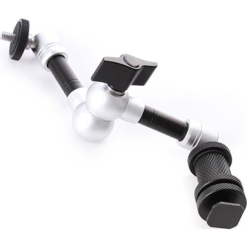 7" Adjustable Friction Articulating Magic Arm with 1/4" Screw for Super Clamp DSLR Camera Monitor