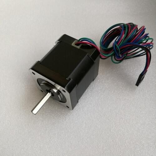 Free shipping 0.9deg Nema 17 Stepper Motor Bipolar 2A 46Ncm/65oz.in 42x42x48mm 4-wires for DIY CNC 3D printe
