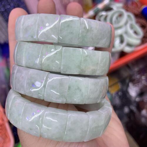 Natural Myanmar jades/ jadeites stone beads bracelet natural gem stone jewelry bangle for woman for gift wholesale