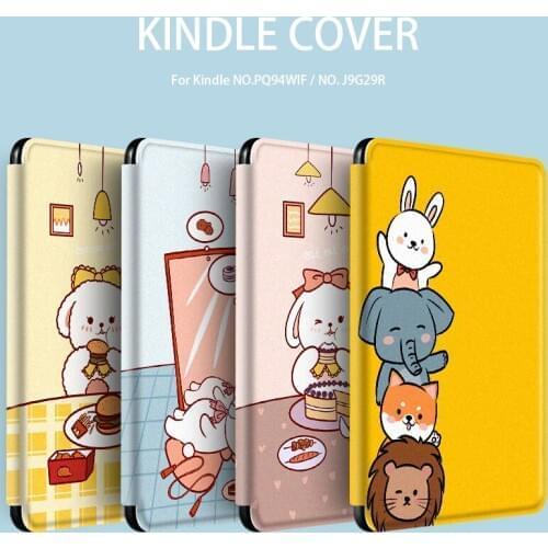 Foodie and Puppy Case Tab Case for for Amazon Kindle 2018 Drop Resistance Tpu Soft Cover for Kindle 2019 Kids Gift Friend Capa