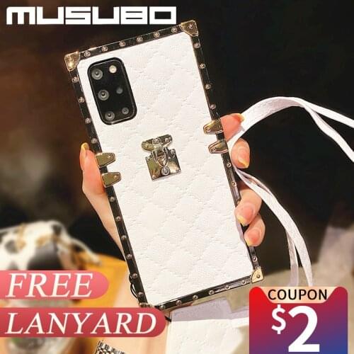 MUSUBO Luxury Leather Phone Cover For Samsung Galaxy Note10 9 A50 A51 A71 A70 A21S A72 A52 S20 Ultra S10 S8 S9 Plus Woman Case