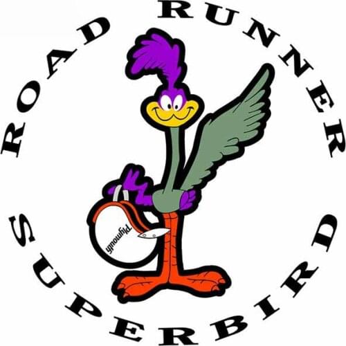 Dawasaru for The Road Runner Camper Car Stickers Anime Waterproof Sunscreen 3D Vinyl Material Scratch-proof Apply To Car Window