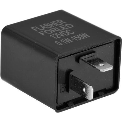 Treyues 1pc 12V 2Pin Motorcycle Electronic LED Turn Signal Indicator Flasher Blinker Relay For Honda Kawasaki Suzuki