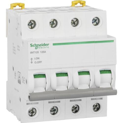 Export Acti9 IINT125 Isolation Switch Separate Switch Original 4P 125A 400VAC 50 / 60hz DIN Rail Installation 5 Ka Mini A9S68492