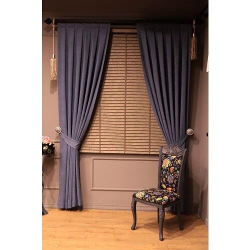 Ready to Fund Pleated Panama Wing Curtain 80 cm x 265 cm