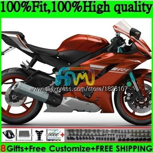 Injection OEM For YAMAHA YZF600 YZF R6 YZFR6 17 18 19 118BS.19 YZF 600 R 6 hot New orange YZF-600 YZF-R6 2017 2018 2019 Fairings