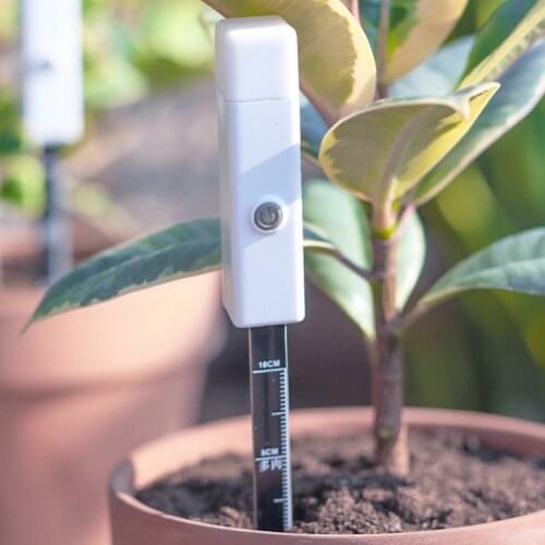Plants Soil Moisture Meter Portable Outdoor Detector Reminder Potted Humidity Sensor Lawn Farm With Flashing Light Greenhouse
