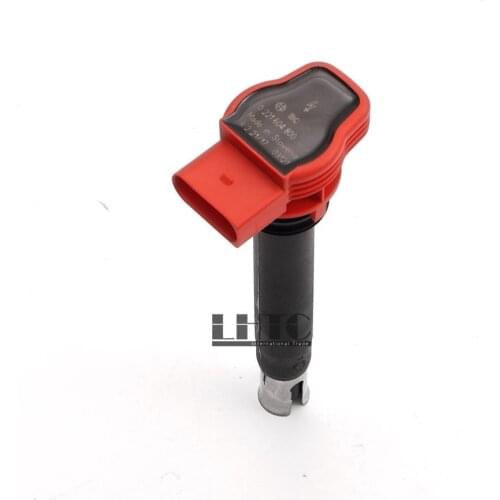 1 Pieces Red Ignition Coil Pack BOS CH Genuine For V W AUDI PORSCHE 3.0L 4.2L 5.2L FSI TFSI