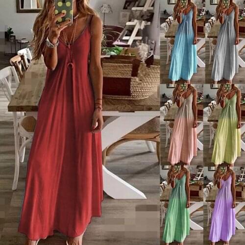 Summer Elegant Plus Size Robe Long Femme Party Sleeveless Dress Women Sundress Vintage Beach Maxi Dresses Vestidos Mujer Verano