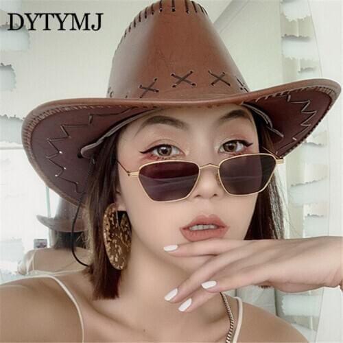 DYTYMJ Small Rectangle Sunglasses Women 2021 Vintage Luxury Designer Cat Eye Sun Glasses Women Retro Cateye Lentes De Sol Mujer
