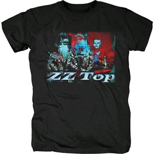 Mens TShirt Short Sleeve Shirt ZZ Top Rock Tee Women Hiphop Shirts(1)