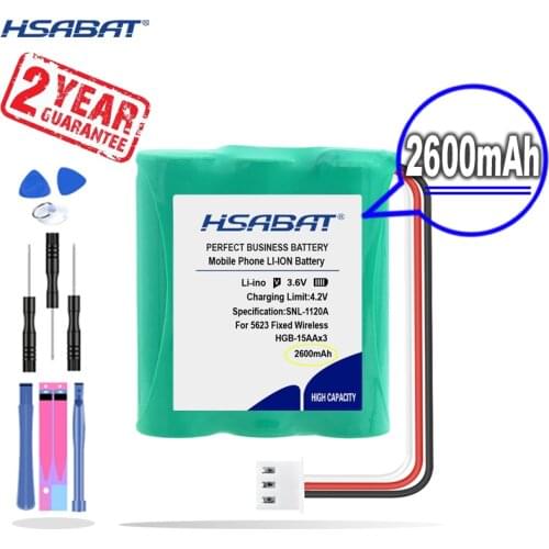 New Arrival [ HSABAT ] HGB-2A10x3 Battery for HUAWEI 5623 Fixed Wireless Phone ETS3125i E5172 ETS5623 2222+515H E5172s-515