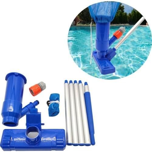 Swimming Pool Vacuum Cleaner Set Pool Spa Pond Mini Jet Vacuum Cleaner Pool Vacuum Cleaner Set With Brush And Bag 4ft Pole 30