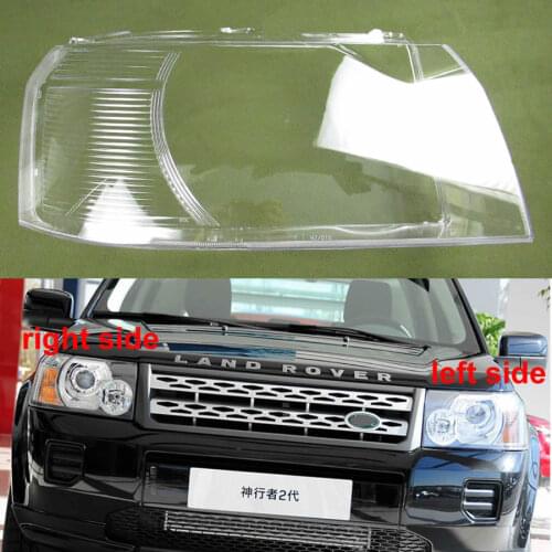 For Land Rover Freelander 2 2007 2008 2009 2010 2011 2012 Headlight Transparent Cover Lampshade Cover Headlamp Shell Lens