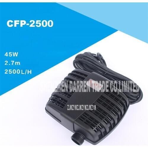 Pond Filter Submersible Pump 220V 45W 2500L/H Garden Pond water pump 20MM /25MM Water outlet diameter CFP-2500