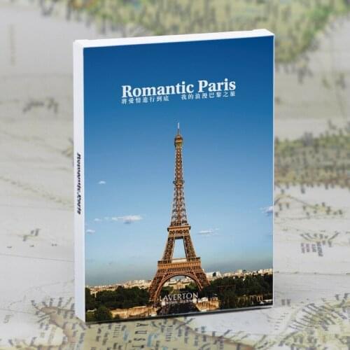RICH COLOR Romantic Paris postcard set of 30 Post card variety pack depicting Landscape RC1713