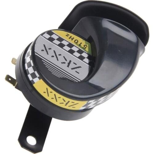 Universal Waterproof Loud Snail Air Horn Siren 130dB For 12V Motorcycle