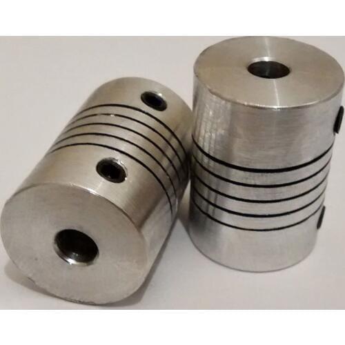 SWMAKER 5x5mm Motor Shaft Coupler Flexible 5mm to 5mm Z Axes, CNC RepRap