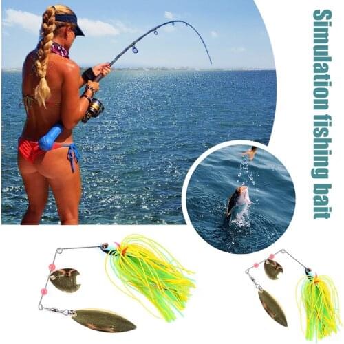 Wobbler Lure Spinnerbait Artificial Hard Metal Spoon Spinner Bait for Pike Peche Fishing Tackle Freshwater Bait Fishing Tool