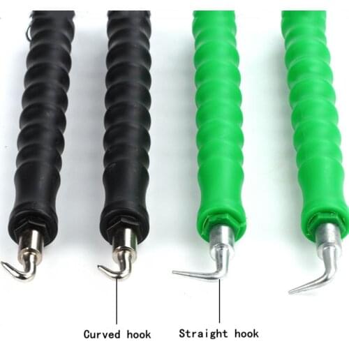 1pcs new semi-automatic steel hooks straight pull hooks and wire binding artifacts, iron hooks, wire hooks