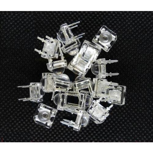 1000pcs/lot b eads 5mm round super bright white hair red lights l amp b eads