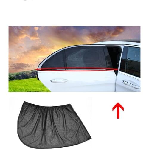 Ceyes 2pcs Car Styling Accessories Sun Shade Auto UV Protect Curtain Side Window Sunshade Mesh Sun Visor Protection Window Films