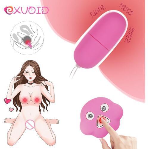 EXVOID Egg Vibrator Clitoris Stimulator Wireless Love Egg Sex Shop Waterproof Sex Toys for Women G-Spot Massager Dildo