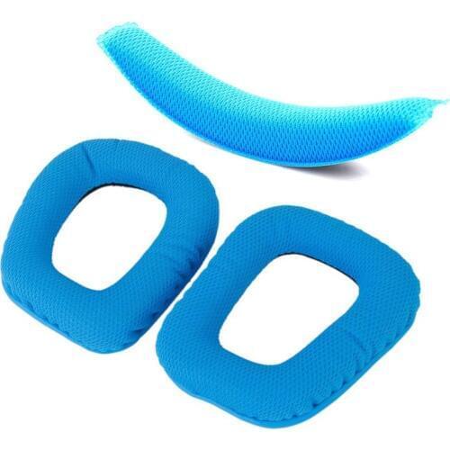 HOT-Blue Replacement Headband Cushion Pad Headband Pads Earpad for Logitech G430 G930