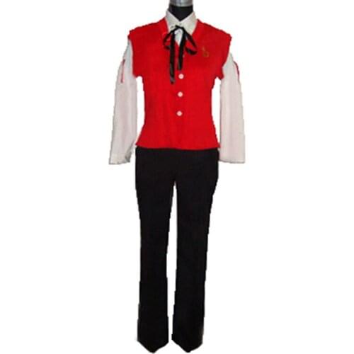 Persona 3 Mada Akihiko Cosplay Costume uniform red set 11