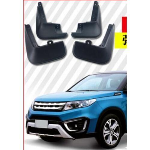 Hot For Suzuki Vitara 2016 2017 2018 car 4pcs cover styling plastic fender soft mudguard protection flap splash mud guard frame
