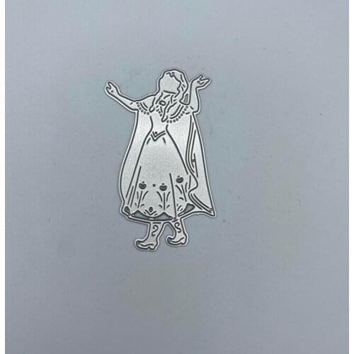Lady 2 Metal Cutting Dies Stencils For Scrapbooking Paper Cards Crafts DIY 2019 New
