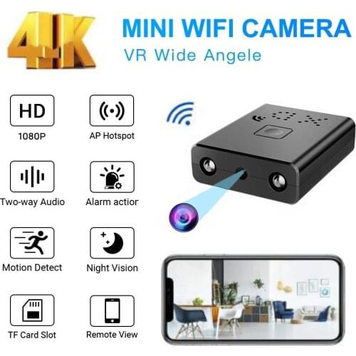 Mini Wifi Camera Full HD 4K Home Security Camcorder Night Vision Micro Secret Cam Motion Detection Video Voice Recorder Max 128G