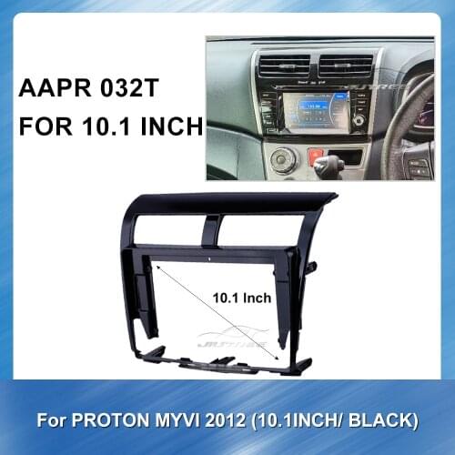 Car radio Installation Panel for PROTON MYVI2012 BLACK Stereo Panel Dashboard Kit Refitting Installation Frame Bezel Accessories