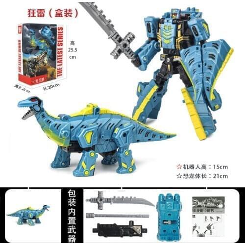 5 in 1 Sets Dinosaur Robot Transformation Action Figure Tyrannosaurus Set Deformation Educational Boy Gift Kid Toys