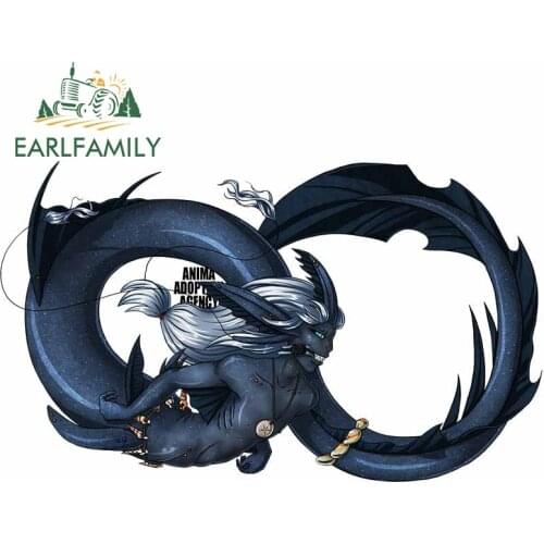 EARLFAMILY 13cm x 7.8cm for Leviathan Ferocious Laptop Decal Windshield Cartoon Car Stickers Motorcycle Surfboard RV Car Styling