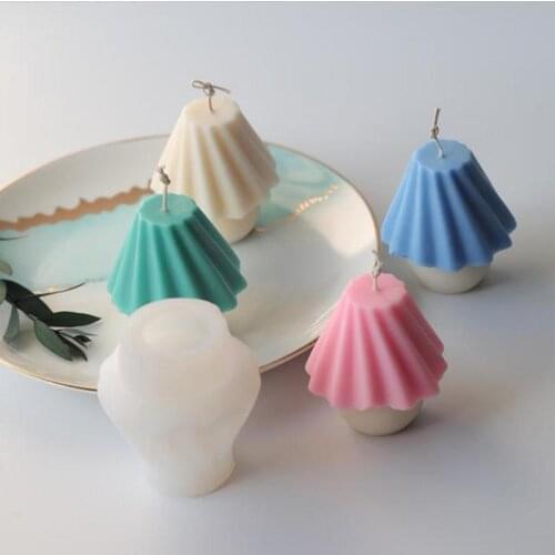New Table Lamp Flower-Shaped Silicone Candle Mould Table Lamp Modeling Aromatherapy Candle Silicone Mold Candle Making Supplies